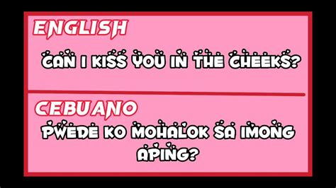 Saying I love you in Bisaya and Courtship Lines .